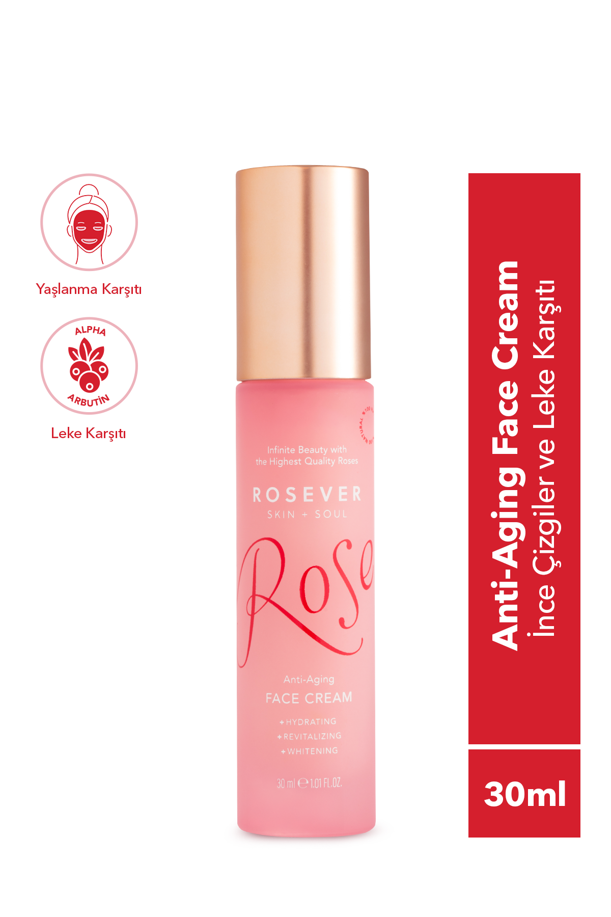 Anti Aging Gül Özlü Yüz Kremi 30 ML