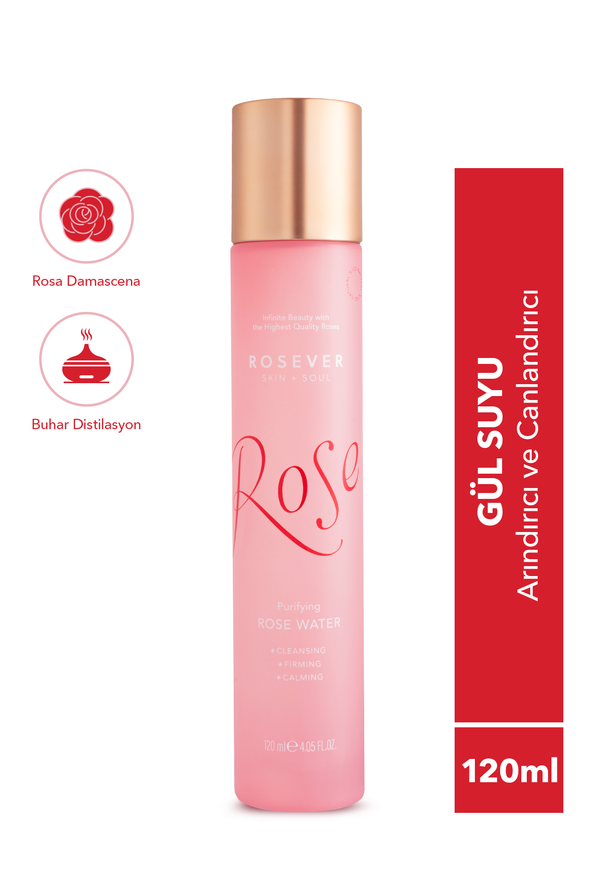 Saf Arındırıcı Gül Suyu 120 ML