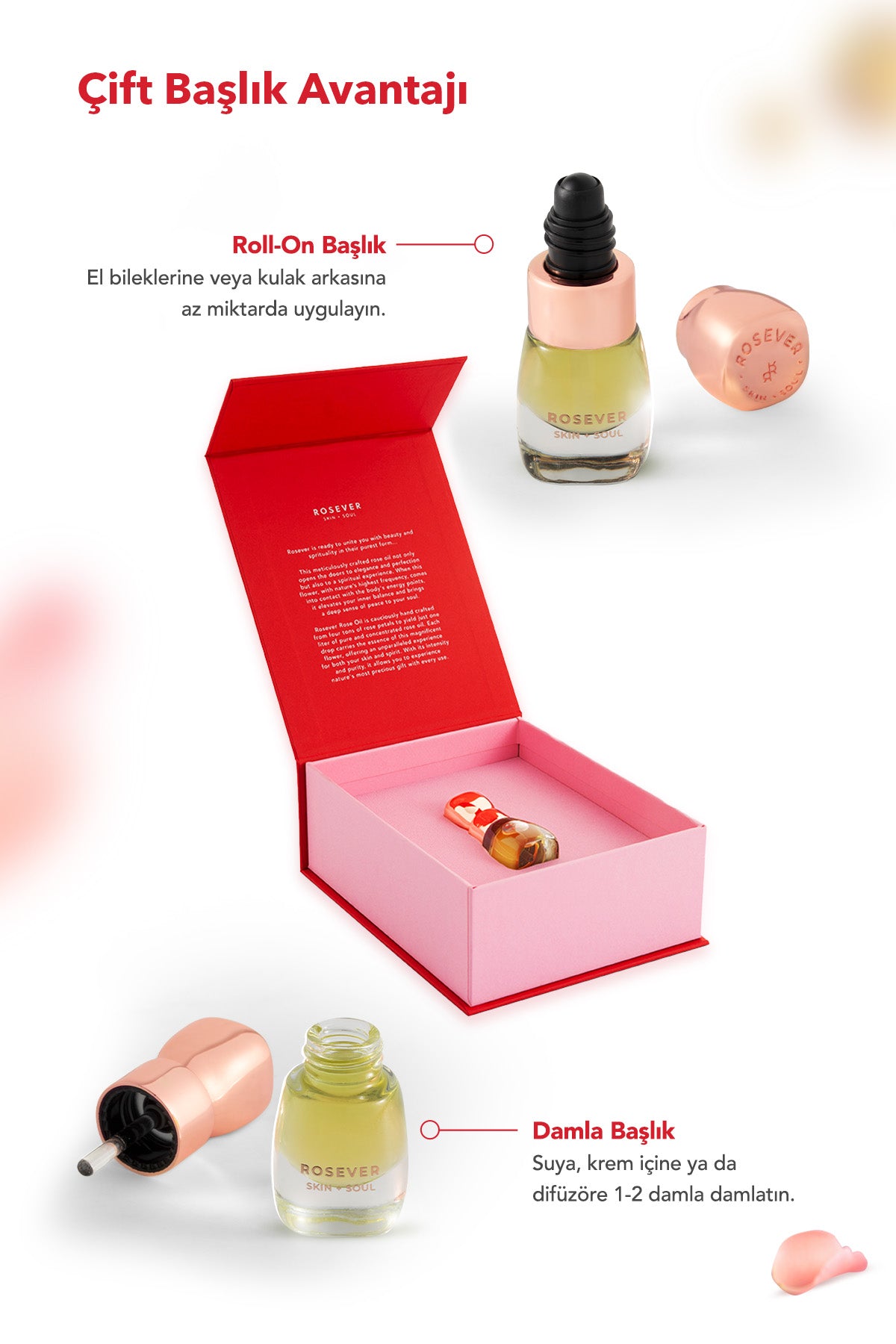 Saf Gül Yağı 3 ML