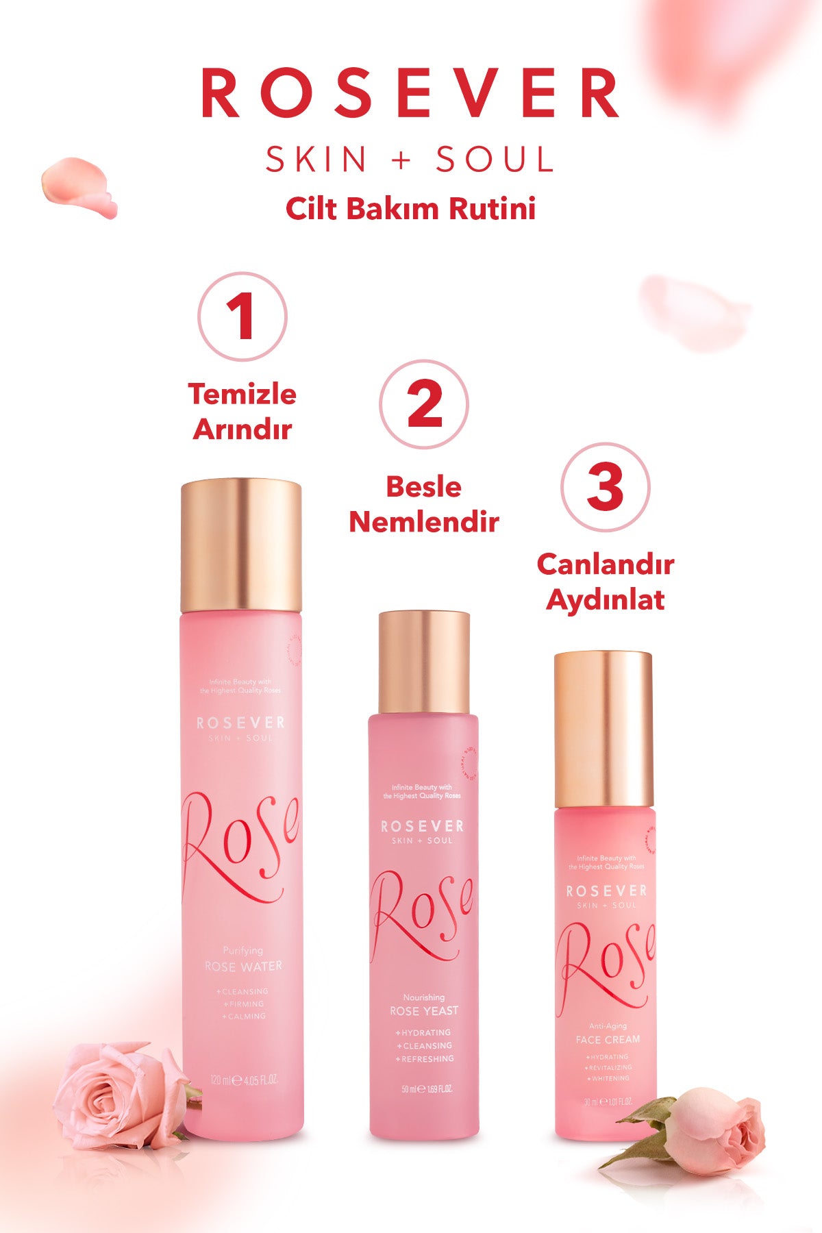 Anti Aging Gül Özlü Yüz Kremi 30 ML