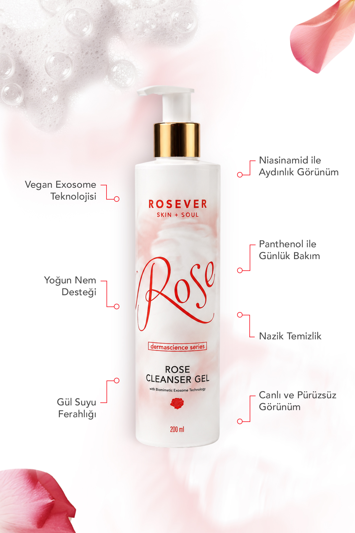 ROSEVER SKIN SOUL Yüz Yıkama Jeli