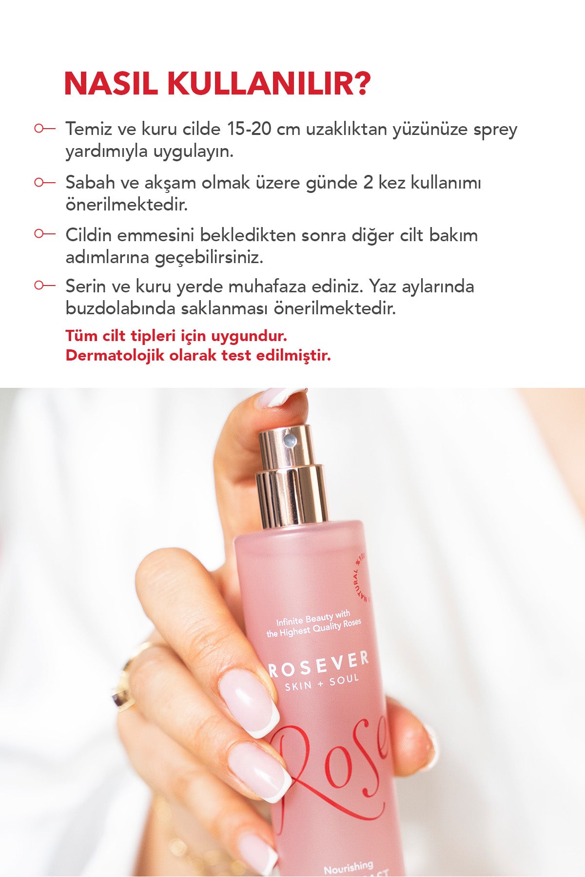 Doğal Gül Mayası 50 ML